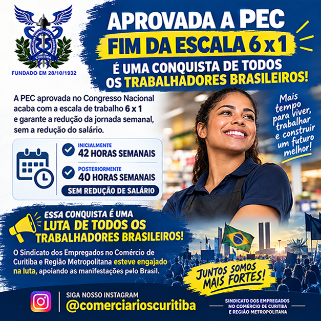 Fim da Escala 6x1